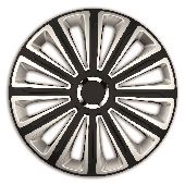 SET CAPACE ROTI 15` SILVER&BLACK CU INEL CROMAT TREND